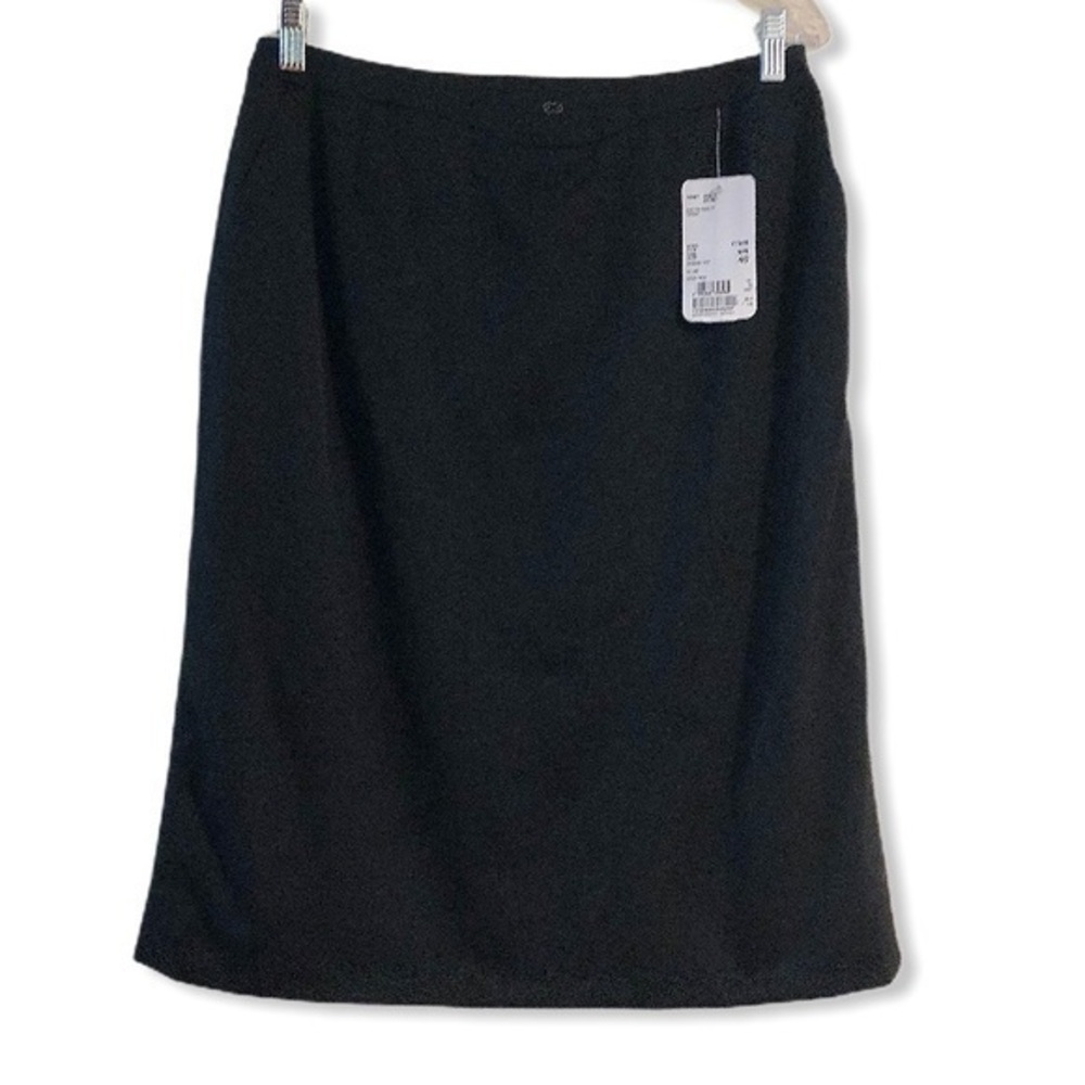 Escada black lined skirt with side pockets NEW